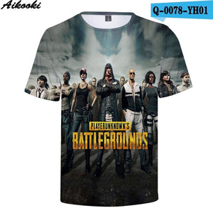 Hot Game PUBG 3D t shirt