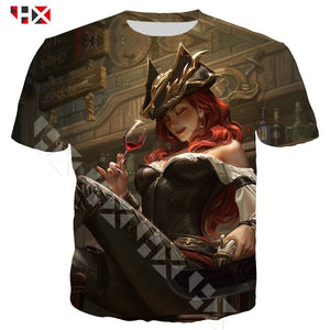 HX 3D Print T Shirt Men/Women